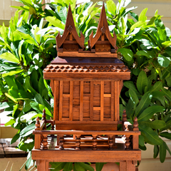 Thai Spirit House (two peaks)