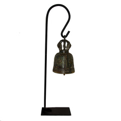 Elephant Temple Bell on Metal Stand (Ganesha Elephant)