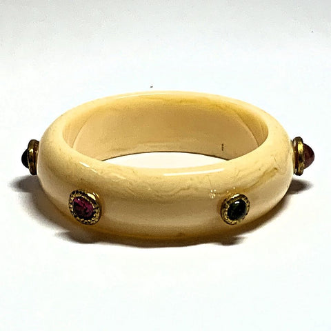 Vintage Bakelite and Gem Bangle