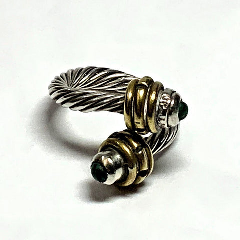 Turquoise and Silver Adjustable Ring