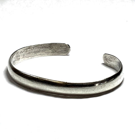 Vintage Silver Tribal Cuff Bracelet