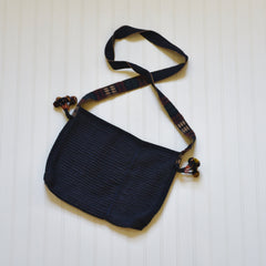 Black Yam Bag with Fringe