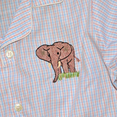 Cotton Pajamas with Embroidered Elephant (8 Year Old)