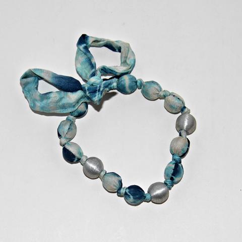 Shibori Bracelet - Blue
