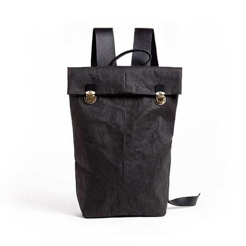 Alisa Washable Paper Backpack Black