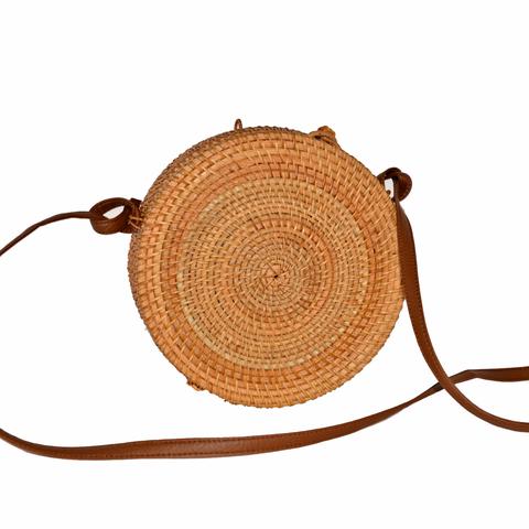 Vietnamese Sedge Handbag - Small Round