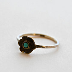 Silver Ring with Turquoise