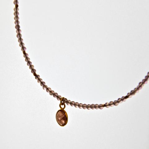 Amethyst Bead Necklace