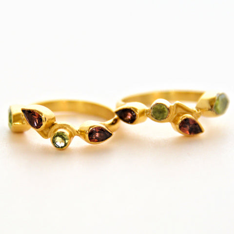 Mixed Gems Ring