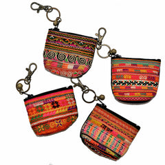 Hmong Change Purse Keychain