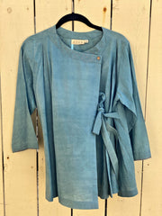 CROW Indigo Angrakha Sprinkle Top
