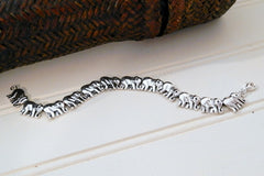 Elephant Caravan Laying Flat Bracelet