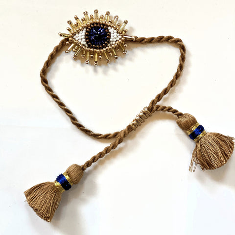 Olivia Dar Mini Eye Bracelet - Blue