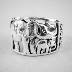 Mother and Baby Elephant Ring