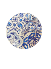 Blue/White Absorbent Coaster