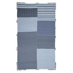 injiri Boro 38- Navy Plaid Scarf