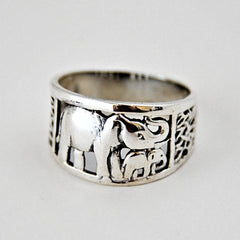 Mother and Baby Elephant Ring