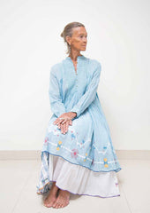 injiri Guler 34 - Long Sleeve Smocked Dress