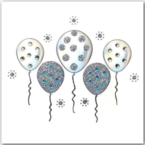 Jaab Cards - Silver Balloons