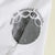 White Distressed Elephant Polo Shirt