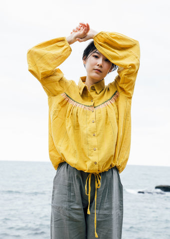 CROW Yellow Organic Shirt