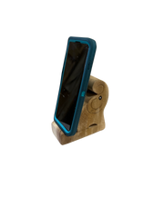 Wooden Elephant Phone Holder