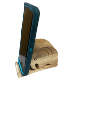 Wooden Elephant Phone  Holder